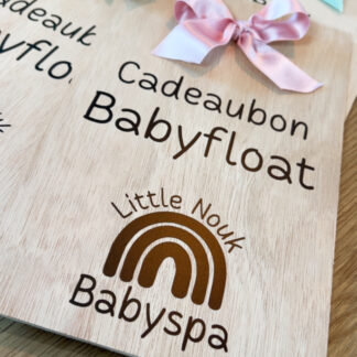 Cadeaubon babyfloat