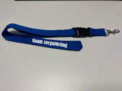 Keycord met tekst naar keuze