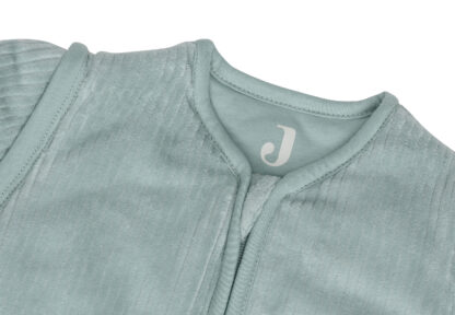 Baby Slaapzak Met Afritsbare Mouw 90cm | Rib - Sea Green | Jollein