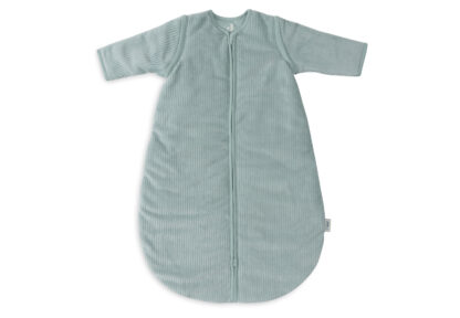 Baby Slaapzak Met Afritsbare Mouw 90cm | Rib - Sea Green | Jollein