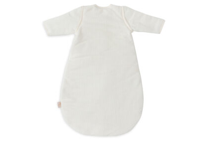 Baby Slaapzak Met Afritsbare Mouw | Rib - Ivory | Jollein