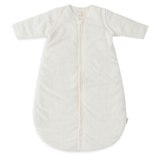 Baby Slaapzak Met Afritsbare Mouw | Rib - Ivory | Jollein