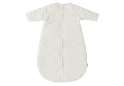 Baby Slaapzak Met Afritsbare Mouw | Rib - Ivory | Jollein