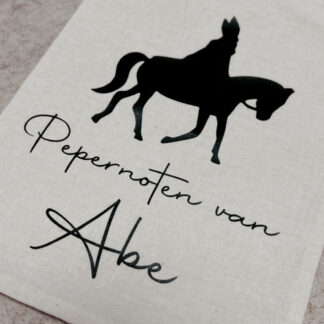 Pepernootzakje met naam